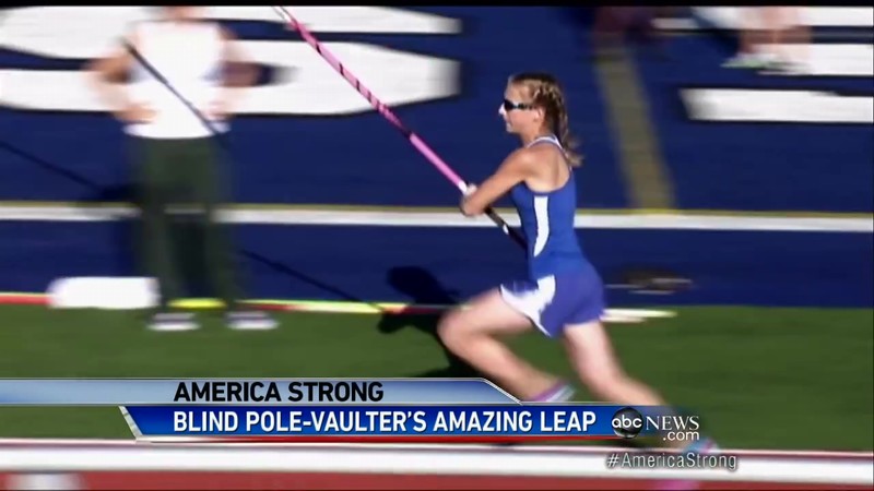 America Strong Blind Pole Vaulter Soars Past The Odds