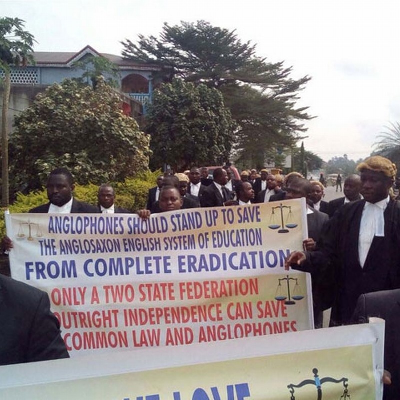 Lawyers, Teachers in Cameroon Strike for More English