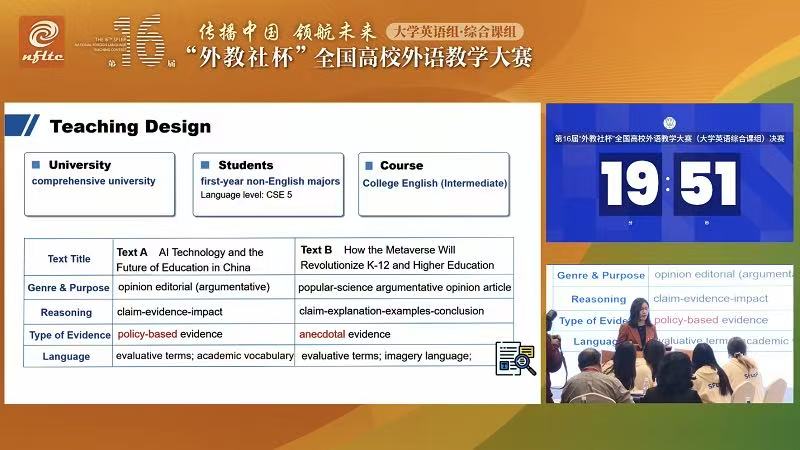 第16届大学英语组综合课组特等奖陈晓彤授课