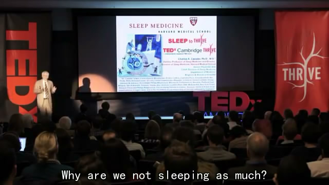 A Sleep Epidemic- Charles Czeisler at TEDxCambridge