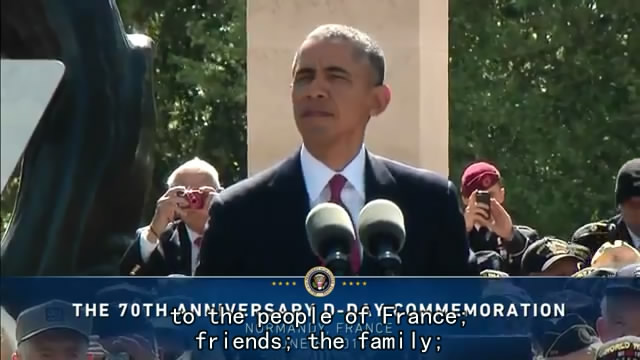 President Obama Commemorates the 70th Anniversary of D-Day