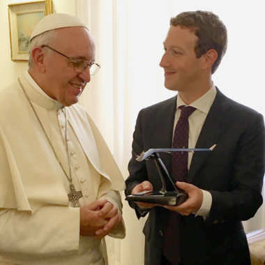 Facebook CEO Gives Pope Drone During Vatican Visit