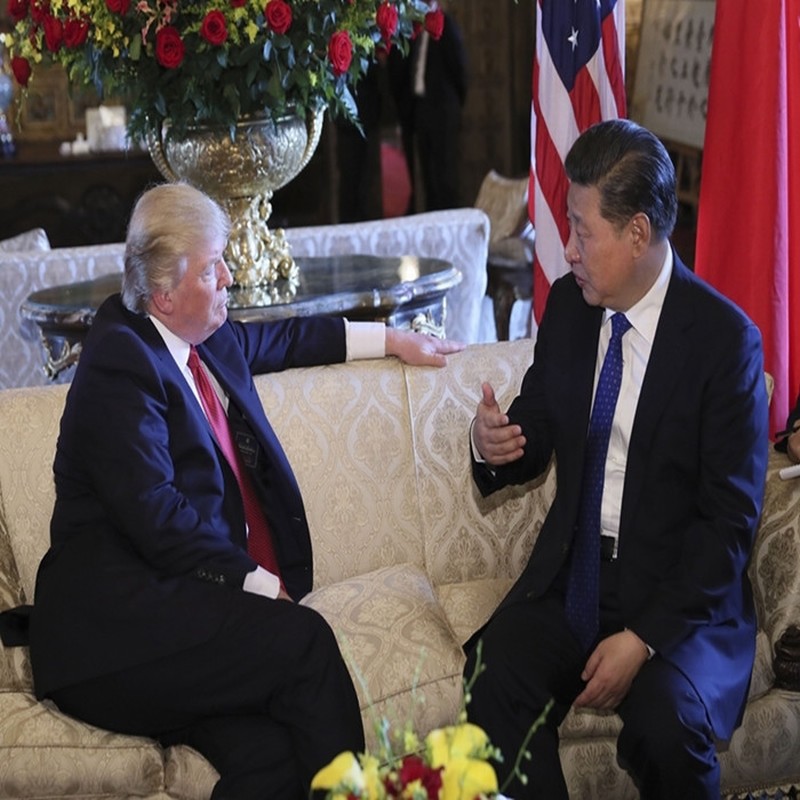 练习 | President Trump Holds A Meeting with President Xi of China