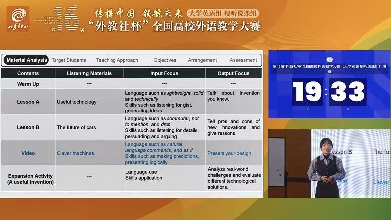 第16届大学英语组视听说课组一等奖曾御江洪授课
