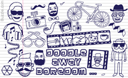 Doodle Diaries: Really Cool Things to Draw When You're Bored