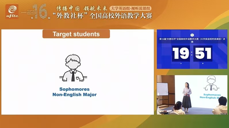 第16届大学英语组视听说课组二等奖马文汐授课