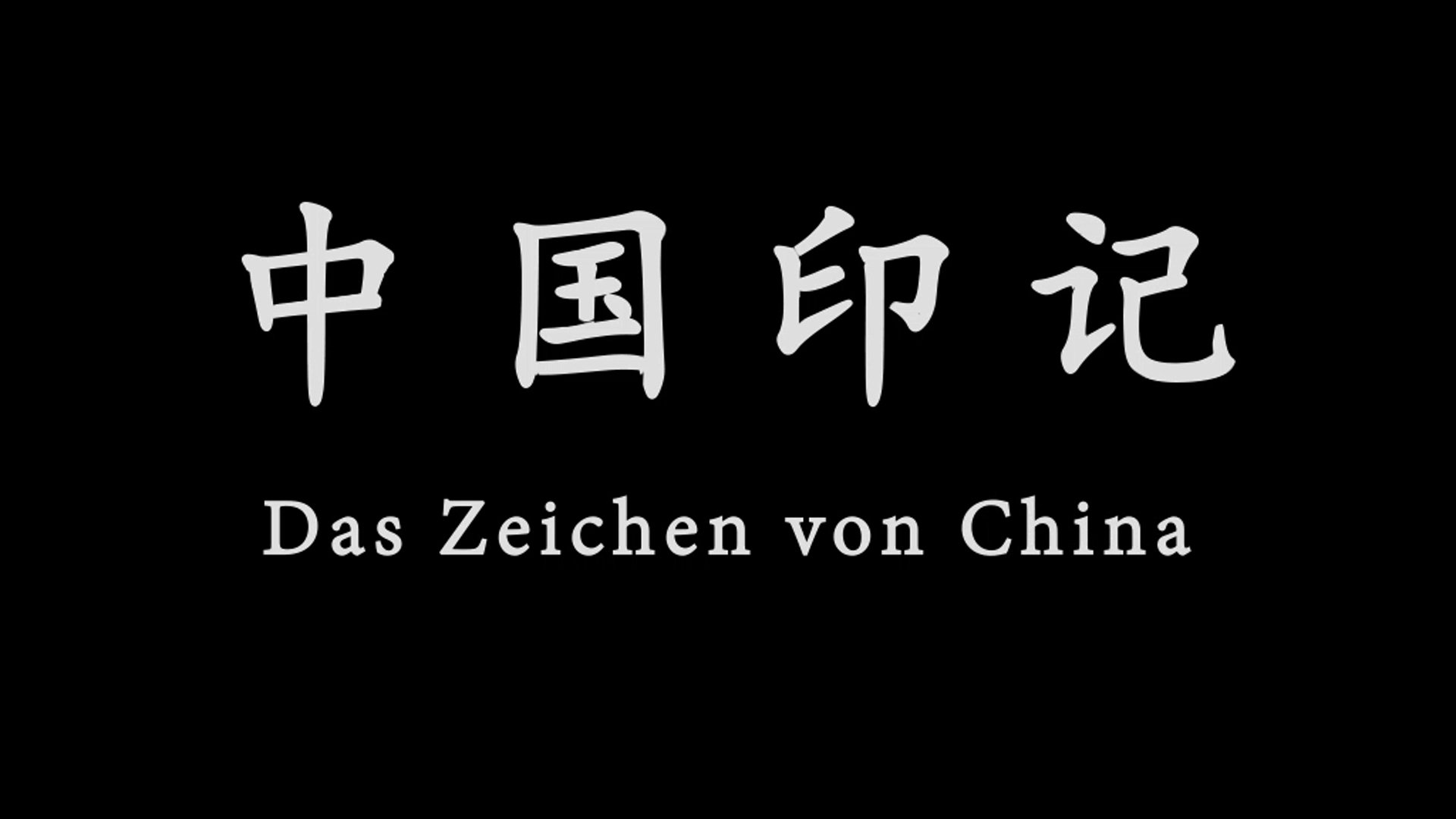 第一届大学生德语微视频大赛优胜奖 中国印记