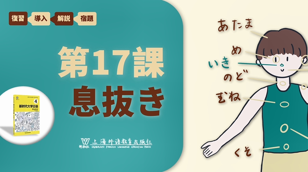 新时代大学日语 第4册 第17课 微课