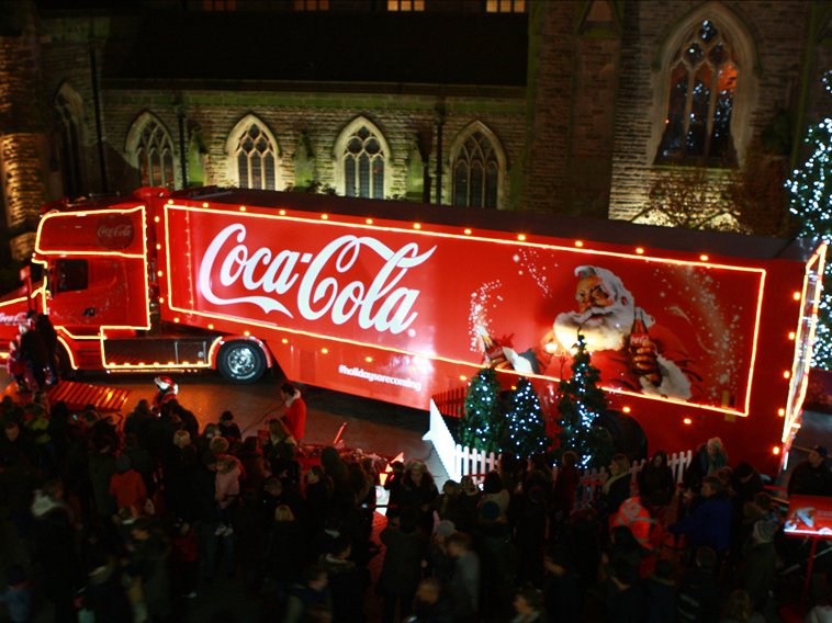 Coca-Cola Christmas Truck Banned Due to Problems with Obesity