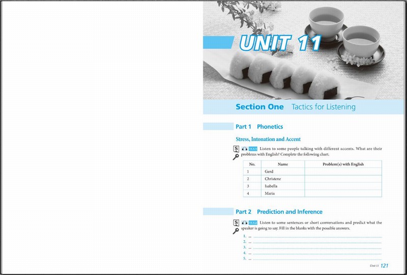 新世纪英专本科生系列（修订版）：听力教程（第三版）第2册 Unit 11-15 TOP课件