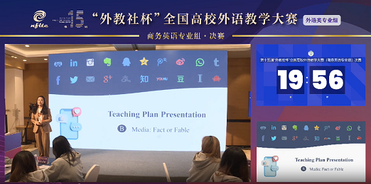 第15届商务英语组二等奖蔡婧授课