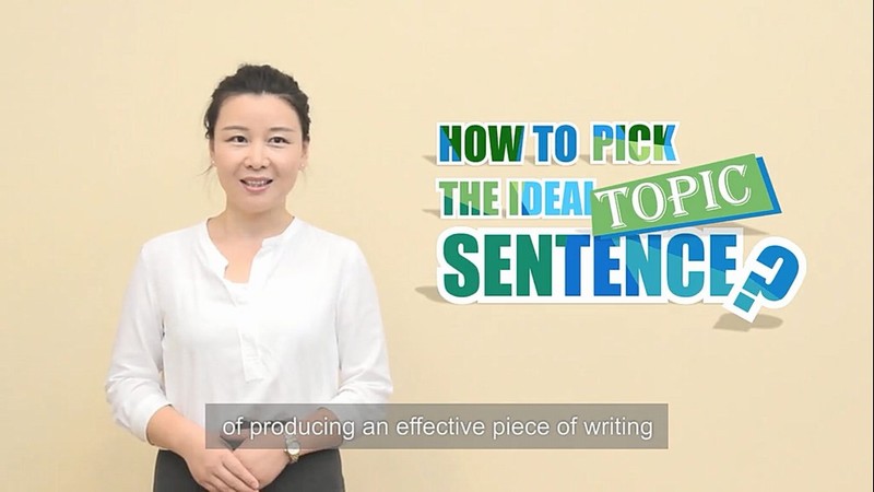How to Pick the Ideal Topic Sentence